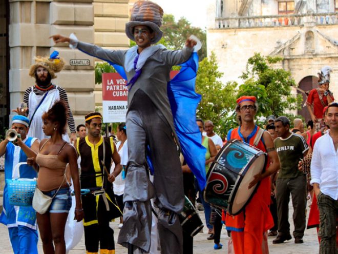 12 feet tall on the streets of Havana
