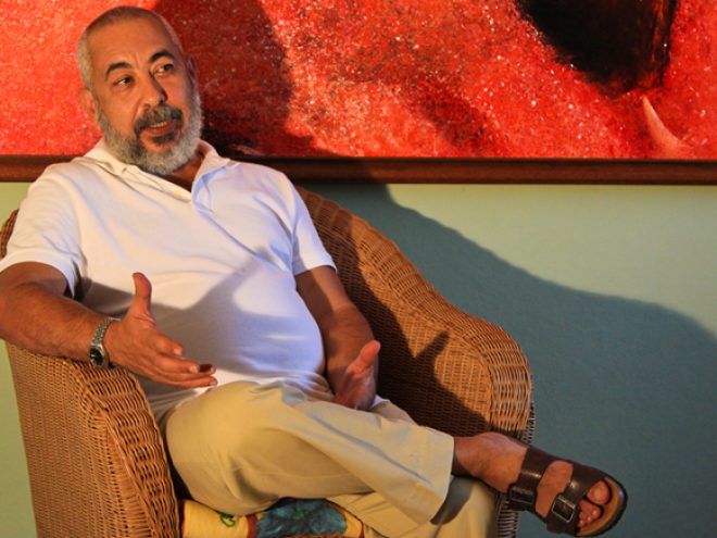 Leonardo Padura and his alter ego Mario Conde