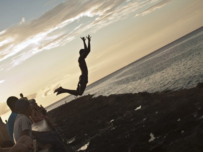 The Malecon: A kid’s playground