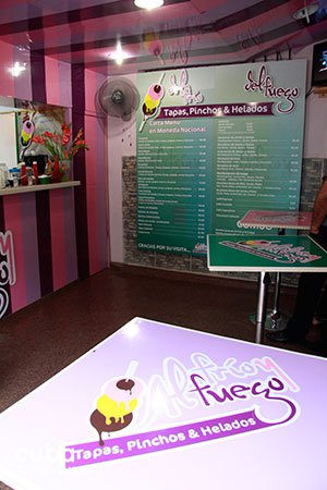 cafeteria Al frio y al fuego © Cuba Absolutely, 2014