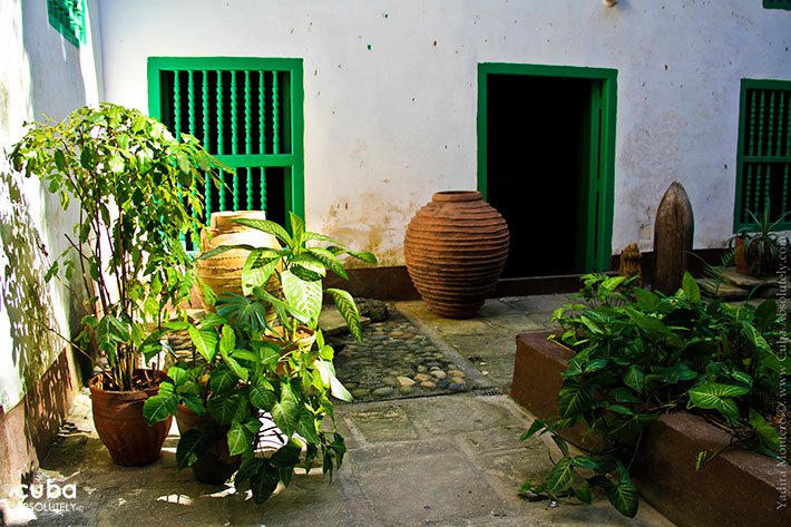 yard with plants at Juana Carvajal house © Cuba Absolutely, 2014