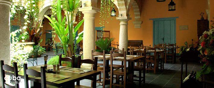 Marques del Prado Ameno hotel in Old Havana, restaurant © Cuba Absolutely, 2014 - 2020