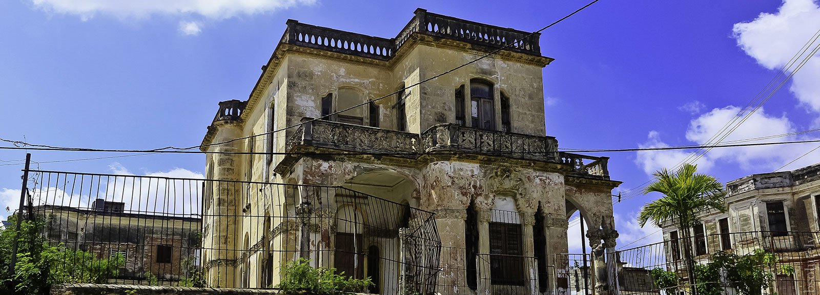 Big old house without paint