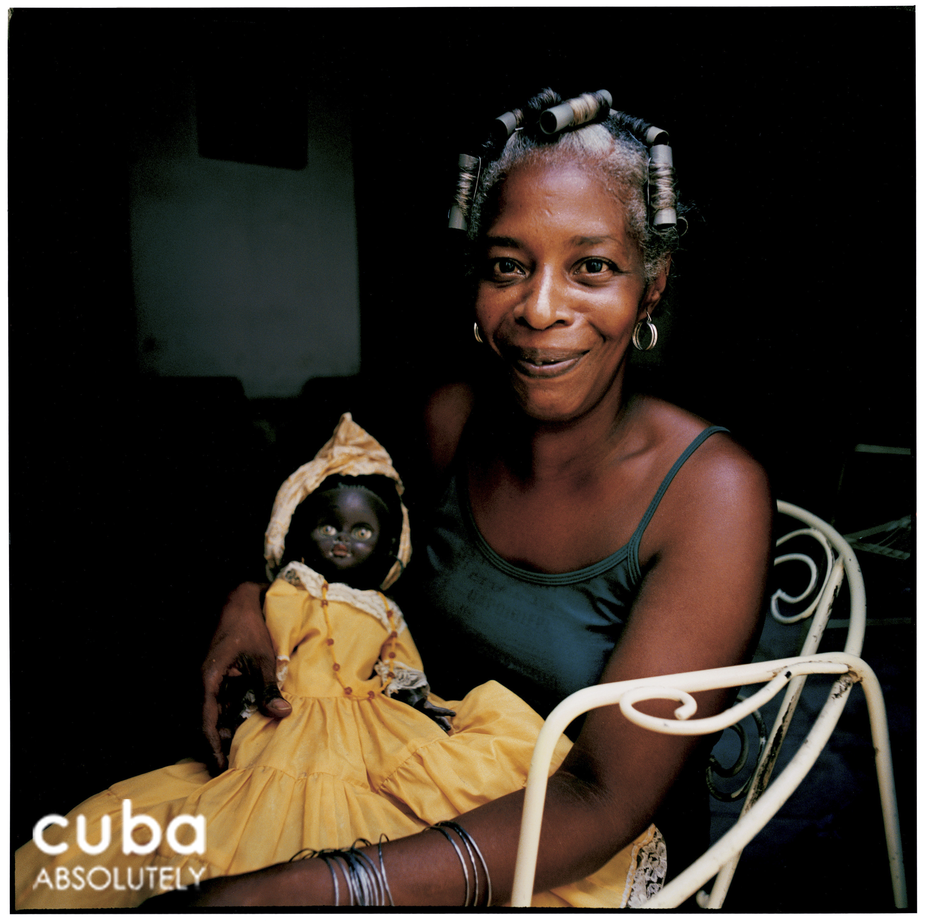 A doll in yellow represents Ochun, the Orisha who reigns over beauty, love and fertility. Havana, Cuba