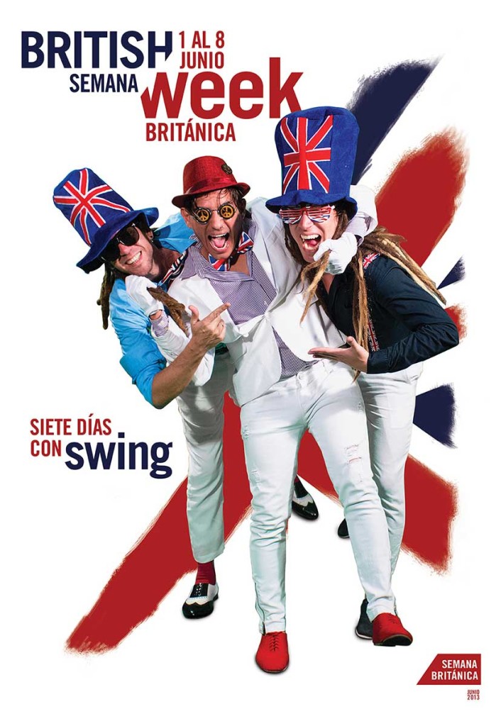 British week had the Habaneros wearing the Union Jack. Havana, Cuba