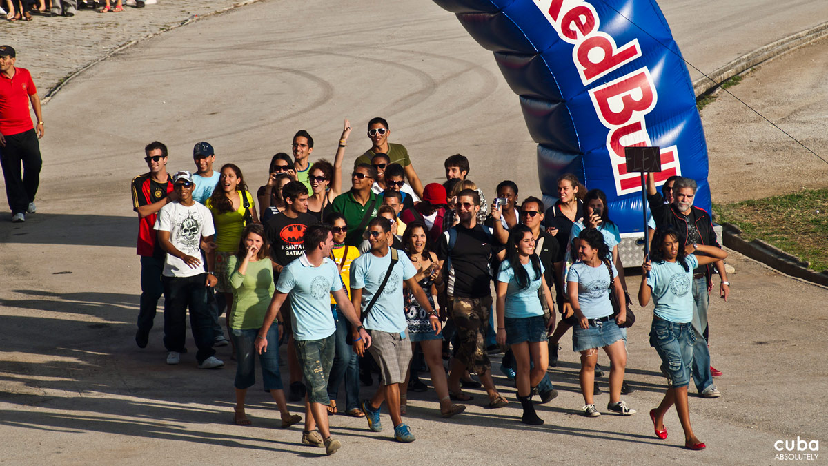 No, Red Bull is not sponsoring the event. Havana, Cuba