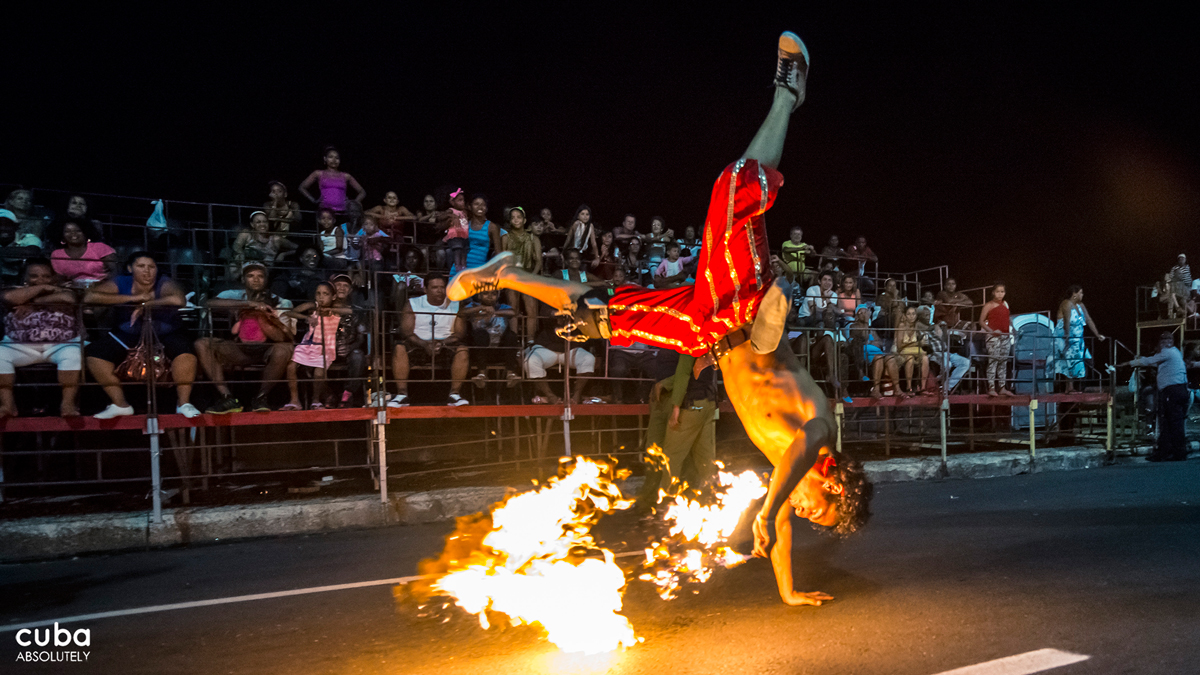 In colonial Havana, where carnival festivities date back to 1573, a mixture of social classes paraded down the streets in carriages, on horseback, and on foot dressed in elaborate masks and costumes. Havana, Cuba