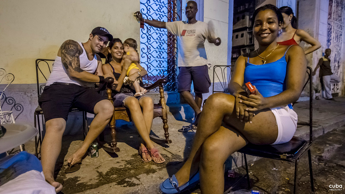 This is the fiesta del barrio. Neighbors who don’t even glance at each other throughout the year may get deep in conversation with intimate details. A family who has recently moved has the chance of getting to know the people on their block. Others catch up on some juicy story. Havana, Cuba