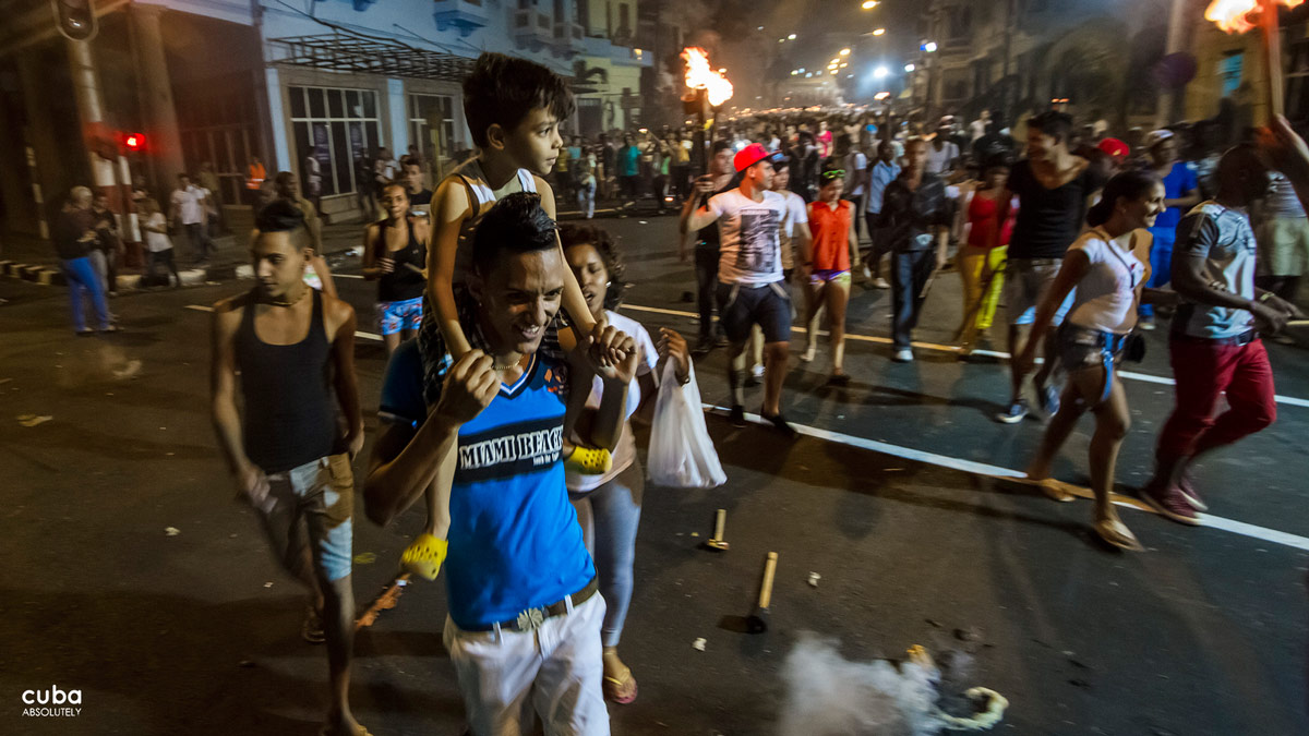 After the Revolution of 1959, the March of the Torches acquired a more festive mood. Havana, Cuba